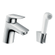 Змішувач hansgrohe Logis для раковини з гігієнічним душем, хром 71290000