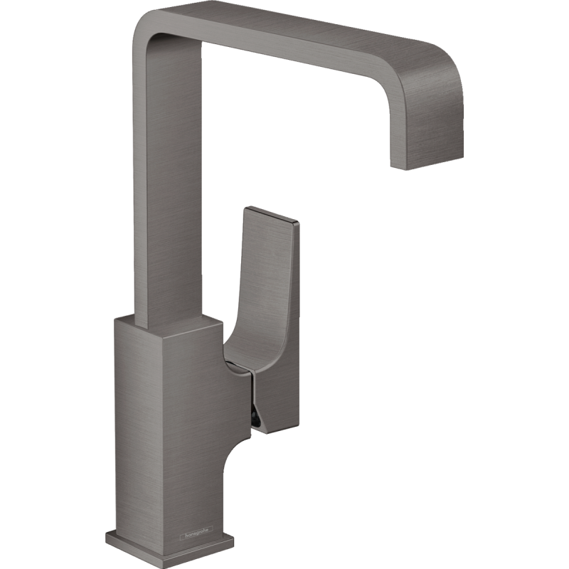 Змішувач hansgrohe Metropol для раковини із зливним клапаном Push-Open 32511340 чорний матовий хром