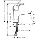 Змішувач hansgrohe Focus для раковини 31931000