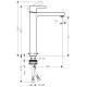 Змішувач hansgrohe Metris S 31023000
