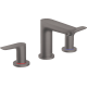 Змішувач hansgrohe Talis E на три отвори з донним клапаном, матовий чорний хром 71733340