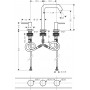 Змішувач hansgrohe Tecturis S для раковини зі зливним гарнітуром, білий матовий 73330700