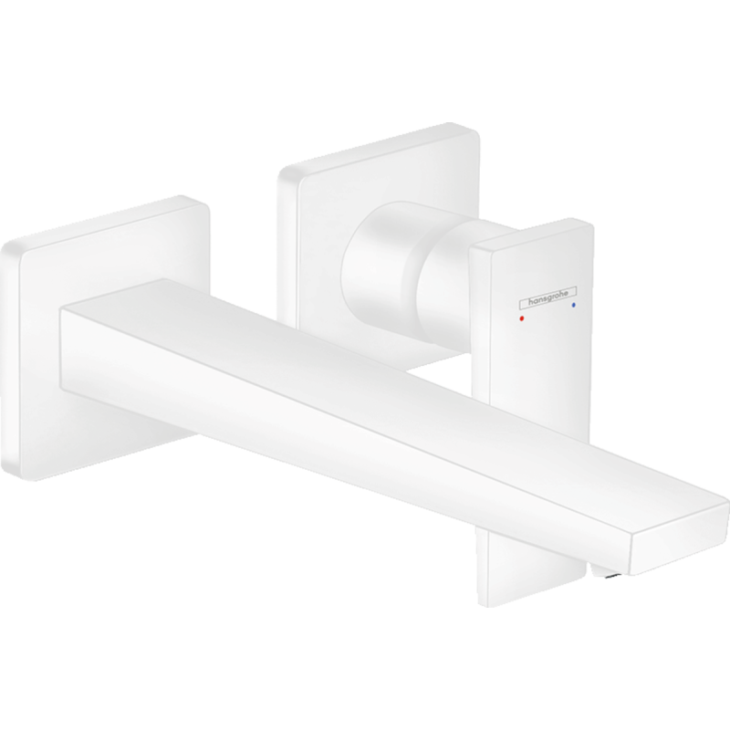 Змішувач hansgrohe Metropol для раковини настінний, білий матовий 32526700