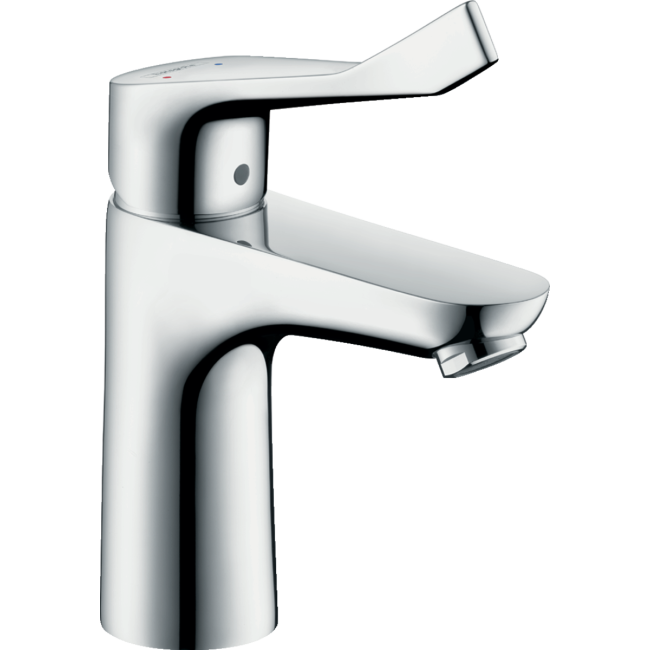 Змішувач hansgrohe Focus для раковини з довгою рукояткою та зливним гарнітуром, хром 31911000