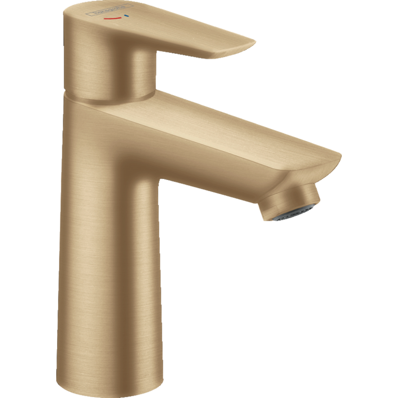 Змішувач hansgrohe Talis E для раковини 110 CoolStart із зливним гарнітуром, бронза матовий 71713140