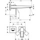 Змішувач hansgrohe Metropol для раковини 74526000 (розпродаж )