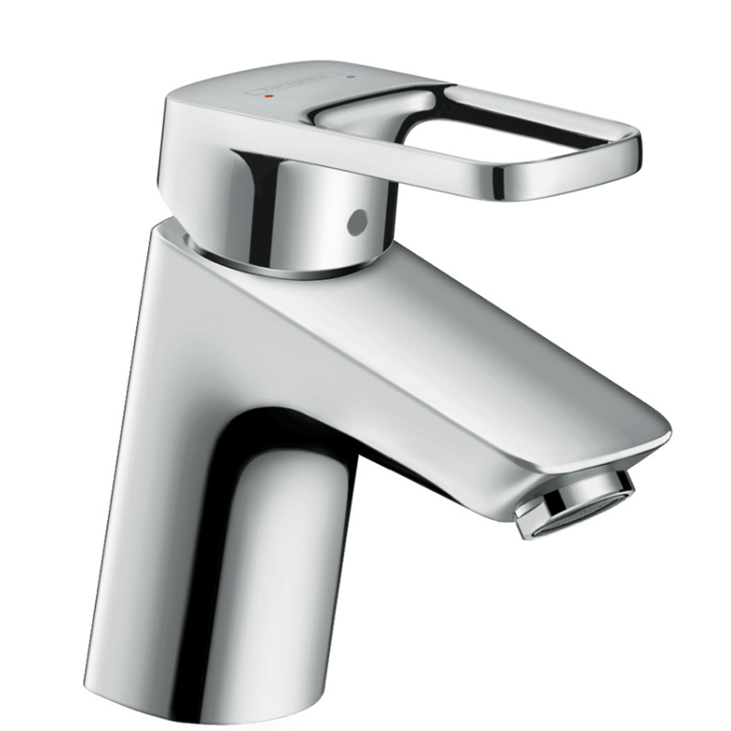 Змішувач hansgrohe Logis loop для раковини із зливним гарнітуром, хром 71150000