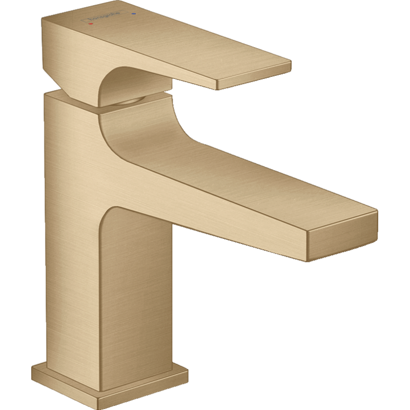 Змішувач hansgrohe Metropol для раковини з донним клапаном Push-Open 32500140 бронза