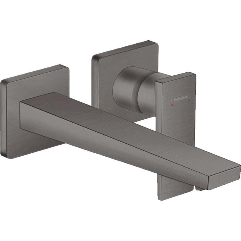 Змішувач hansgrohe Metropol для раковини настінний, чорний матовий хром 32526340