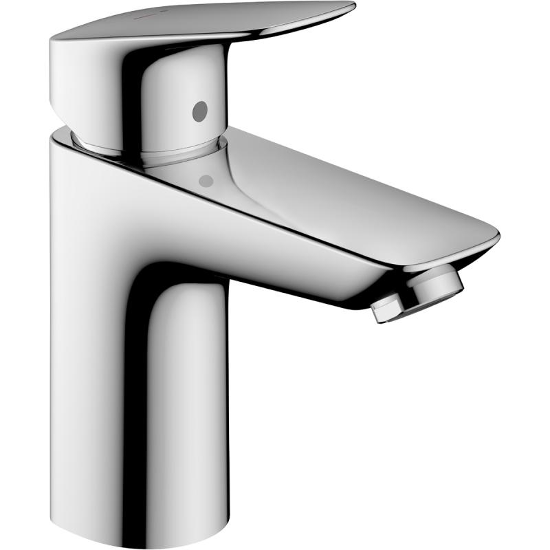 Змішувач hansgrohe Logis Coolstart 2Flow для раковини із зливним набором, хром 71105000