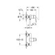 Grohe BauLoop Смеситель однорычажный для душа (23340000)