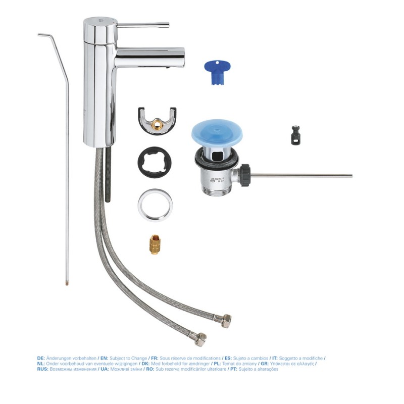 Grohe Essence Смеситель однорычажный для раковины S-Size (32898001)