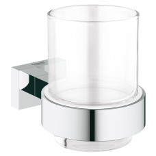 Grohe Essentials Cube Стакан скляний з тримачем (40755001)