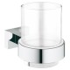 Grohe Essentials Cube Стакан стеклянный с держателем (40755001)