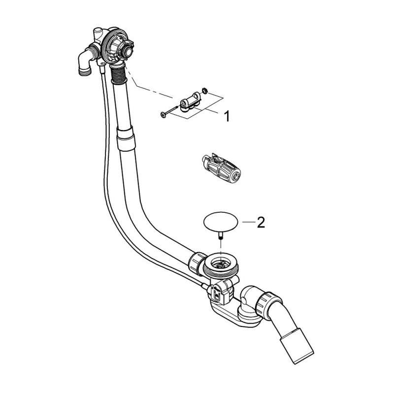 Grohe Talentofill Наливной, сливной и переливной гарнитур (28990000)