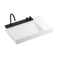 Умывальник 780/475 с хромированным смесителем hansgrohe Avalegra AquaUnit QuickClean+, 22473670