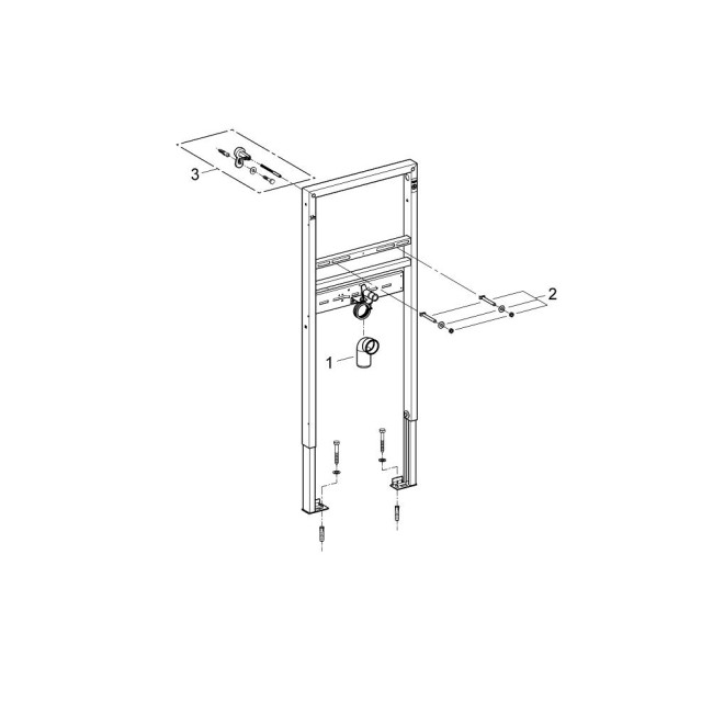 Grohe Rapid SL Инсталяция для раковины 1,13 м (38557001)