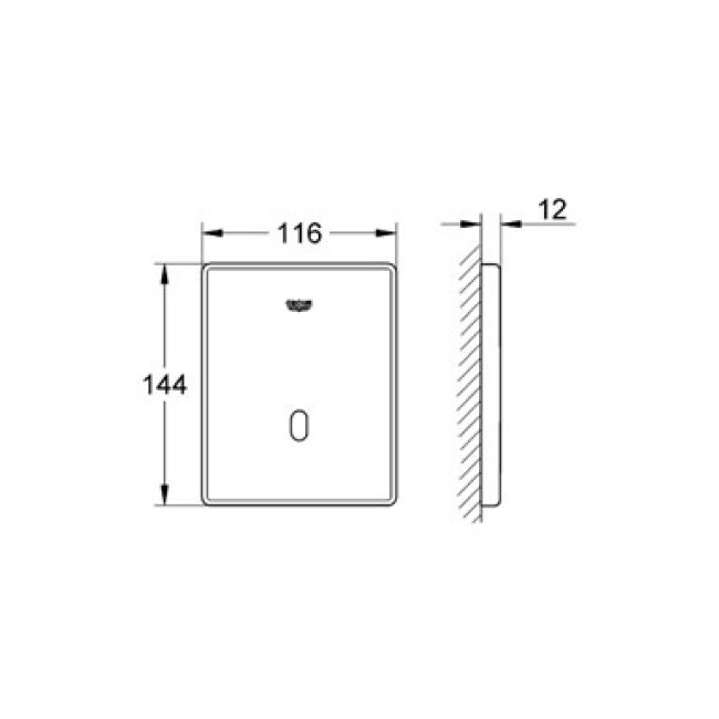 Grohe Tectron Skate Інфрачервона панель змиву для пісуара (37324001)