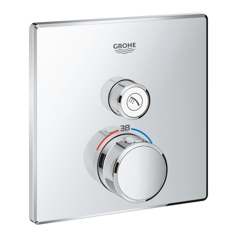 Grohe Grohtherm SmartControl Термостат скрытого монтажа с одной кнопкой управления (29123000)