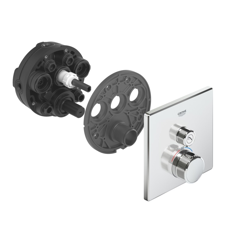 Grohe Grohtherm SmartControl Термостат скрытого монтажа с одной кнопкой управления (29123000)