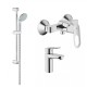 Grohe Набор смесителей BauLoop 3 в 1, для душа (123220S)