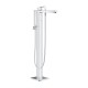 Grohe Eurocube Смеситель однорычажный для ванны, напольный монтаж (23672001)