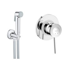 Grohe BauClassic Набор 2 в 1 для туалета (к-т гигиенического душа, смеситель скрыт. монтажа) (UA2904800S)