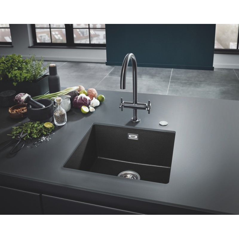 Grohe Мойка для кухни 457 x 406 мм, Granite Black (31653AP0)