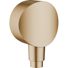 Шланговое подсоединение с клапаном обратного потока hansgrohe Fixfit 26453140 матовая бронза