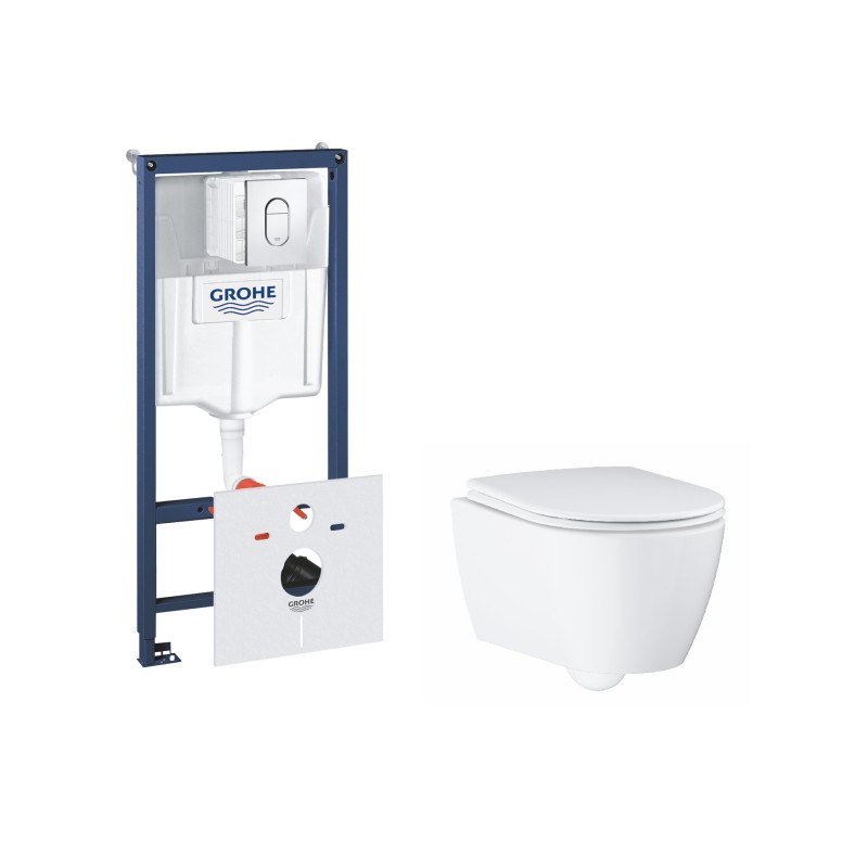 Grohe Комплект Essence Ceramic, инсталляционная система с подвесным унитазом (39571CB0)