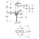 Grohe BauLoop Смеситель однорычажный для мойки (31706000) Grohe BauLoop Смеситель однорычажный для мойки (31706000)
