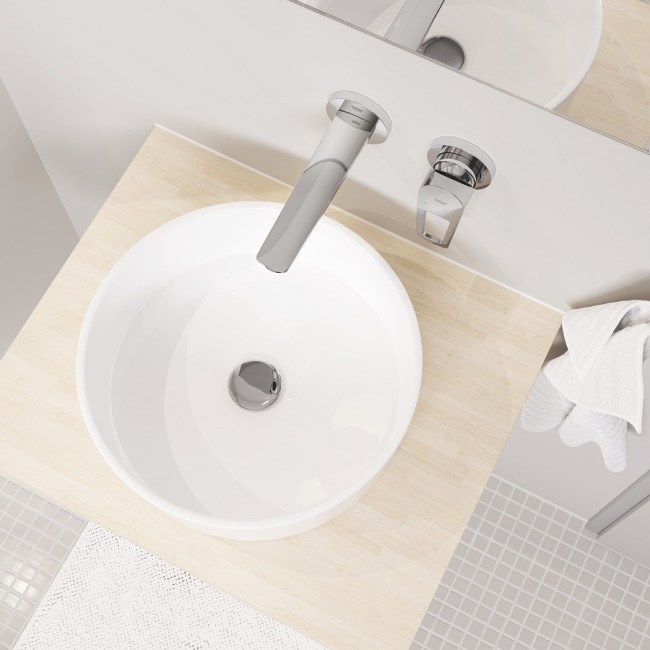 Grohe BauLoop New Cмеситель для раковины на 2 отверстия, настенный монтаж M-Size (20289001)