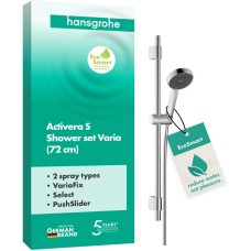 Душовий набір hansgrohe Activera Select S 2jet EcoSmart, 28048000 зі стійкою 72 см, хром