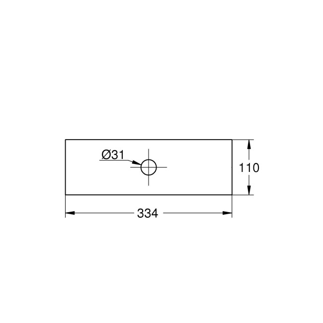 GROHE SPA Rainshower Aqua 1 hole Крышка потолочный душ (26784000)