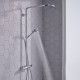 Душевая система hansgrohe Raindance S 240 1jet PowderRain EcoSmart+ c термостатом, 28825000 хром