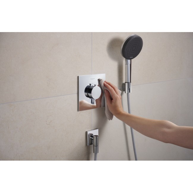 Шланговое подсоединение hansgrohe FixFit Fine Е с обратным клапаном, 28883000 хром