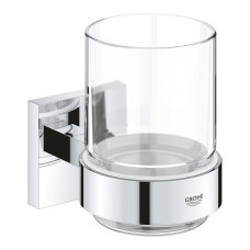Grohe QuickFix Start Cube Стакан скляний з тримачем (41097000)