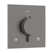 Термостат скрытого монтажа hansgrohe Ecostat Comfort E 2 function, 33711340 черный матовый хром