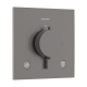 Термостат скрытого монтажа hansgrohe Ecostat Comfort E 2 function, 33711340 черный матовый хром