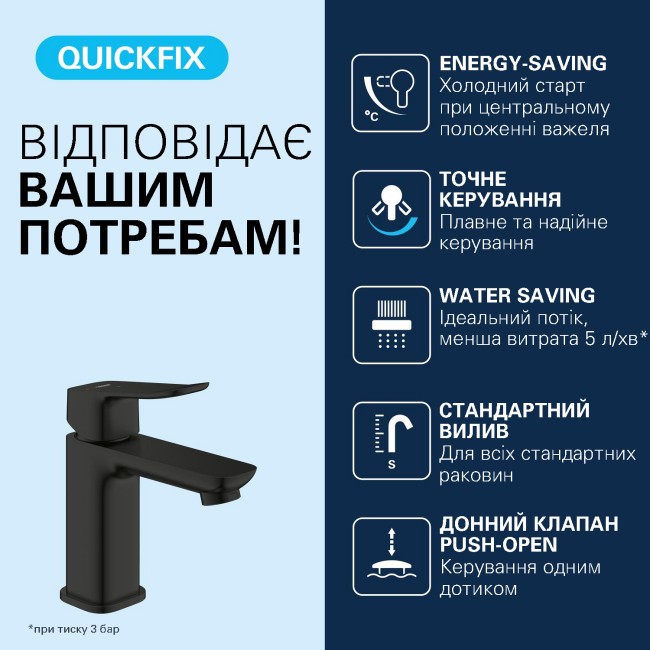 Grohe Dice Однорычажный смеситель для раковины  S-размера (1018612430)