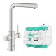 Grohe Blue Pure Minta смеситель с фильтром обратного осмоса Ecosoft P'URE AQUACALCIUM Mint (MO67530601DC)