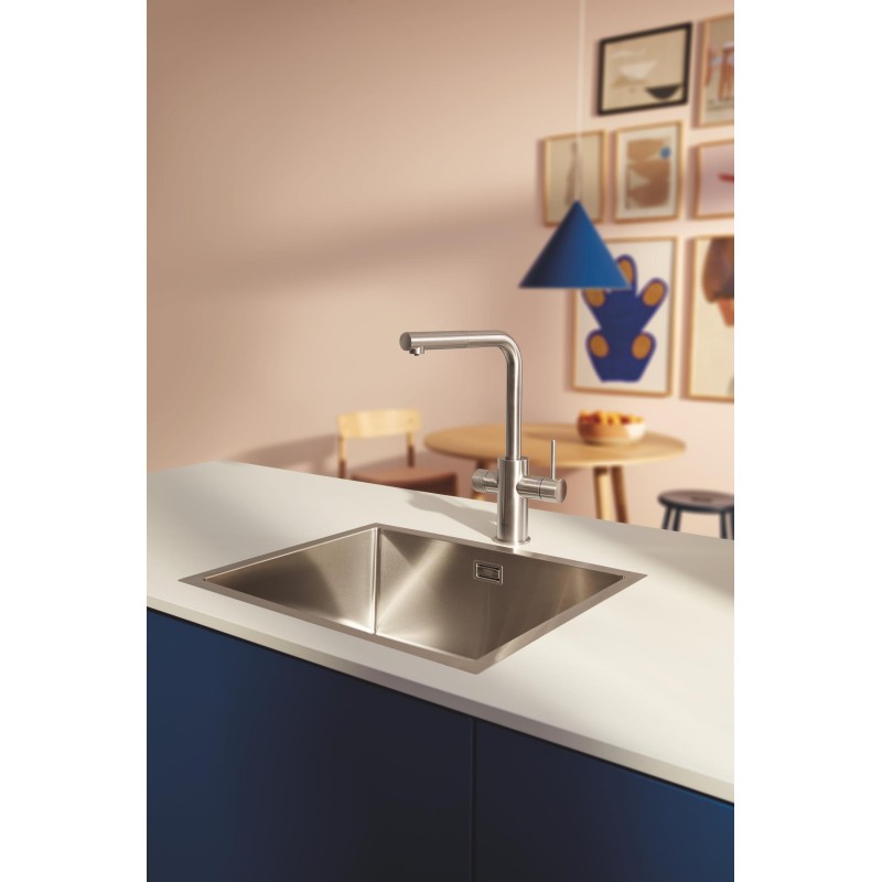 Grohe Blue Pure Minta смеситель с фильтром обратного осмоса Ecosoft P'URE AQUACALCIUM Mint (MO67530601DC)