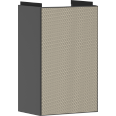 Тумба Xevolos E 340/245, дверная петля слева, 54168390 Slate Matt Grey / Patterned Bronze