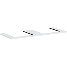 Консоль 1375/550 Xilesa E з 2 вирізами для накладної раковини, 54274700 Matt White