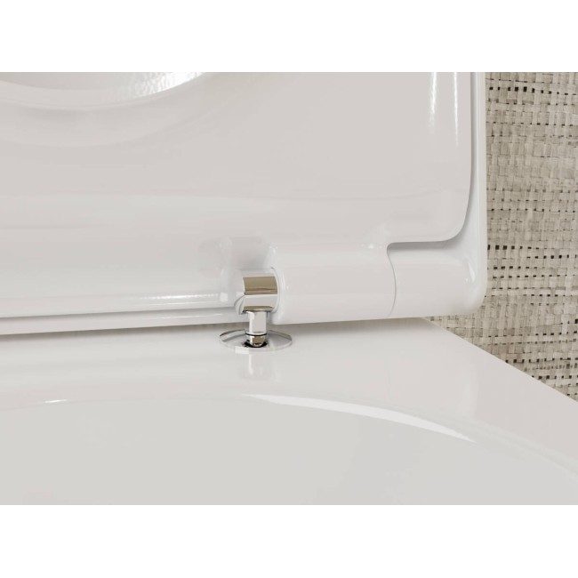 Сидіння та кришка hansgrohe EluPura S для унітазу 60197450, SoftClose та QuickRelease