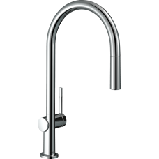 Смеситель hansgrohe Talis M54 для кухонной мойки с выдвижным душем, хром 72802000