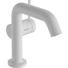 Змішувач hansgrohe Tecturis S CoolStart для раковини з зливним гарнітуром push-open, білий матовий 73322700