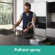 Змішувач hansgrohe Aquno Select M81 для кухонної мийки з висувним душем, хром 73837000