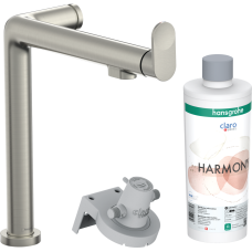Смеситель hansgrohe Aqittura M91 FilterSystem 240 для кухонной мойки, под сталь 76802800