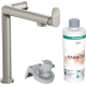 Смеситель hansgrohe Aqittura M91 FilterSystem 240 для кухонной мойки, под сталь 76802800